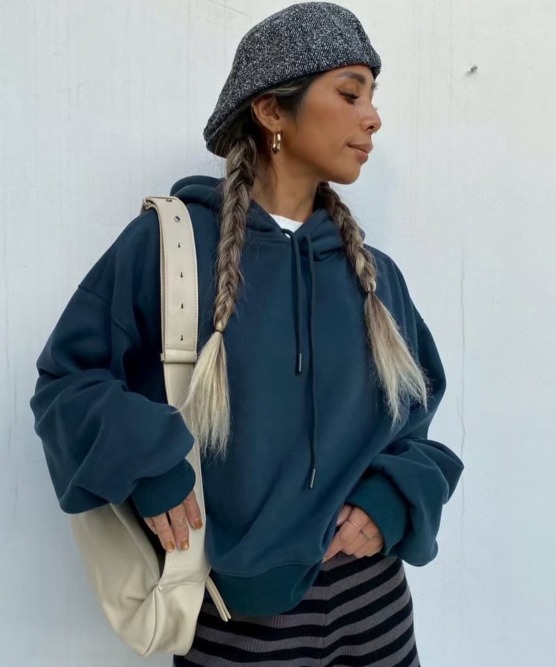 cropped hoodie「basic mood」#3935512（裏起毛） | table