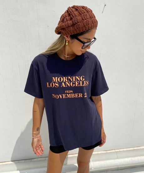 logo tee「MORNING」#7721