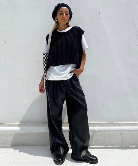 eco leather pt「tuck」#10003