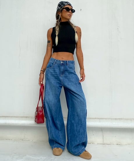 cargo denim「pocket barrel」#926158