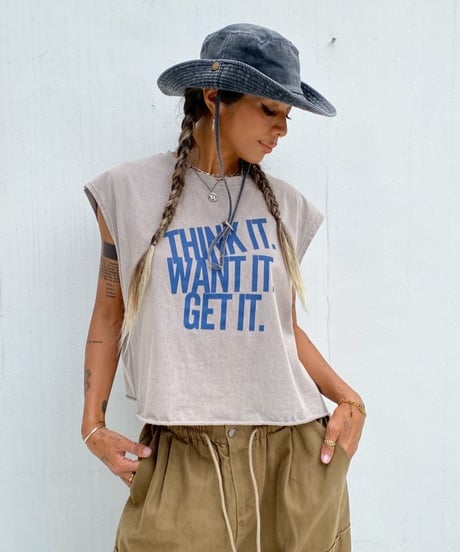 2ways bucket hat「denim safari」#2604-1/2