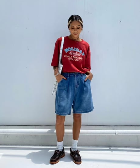 denim half pt「tack」#8580