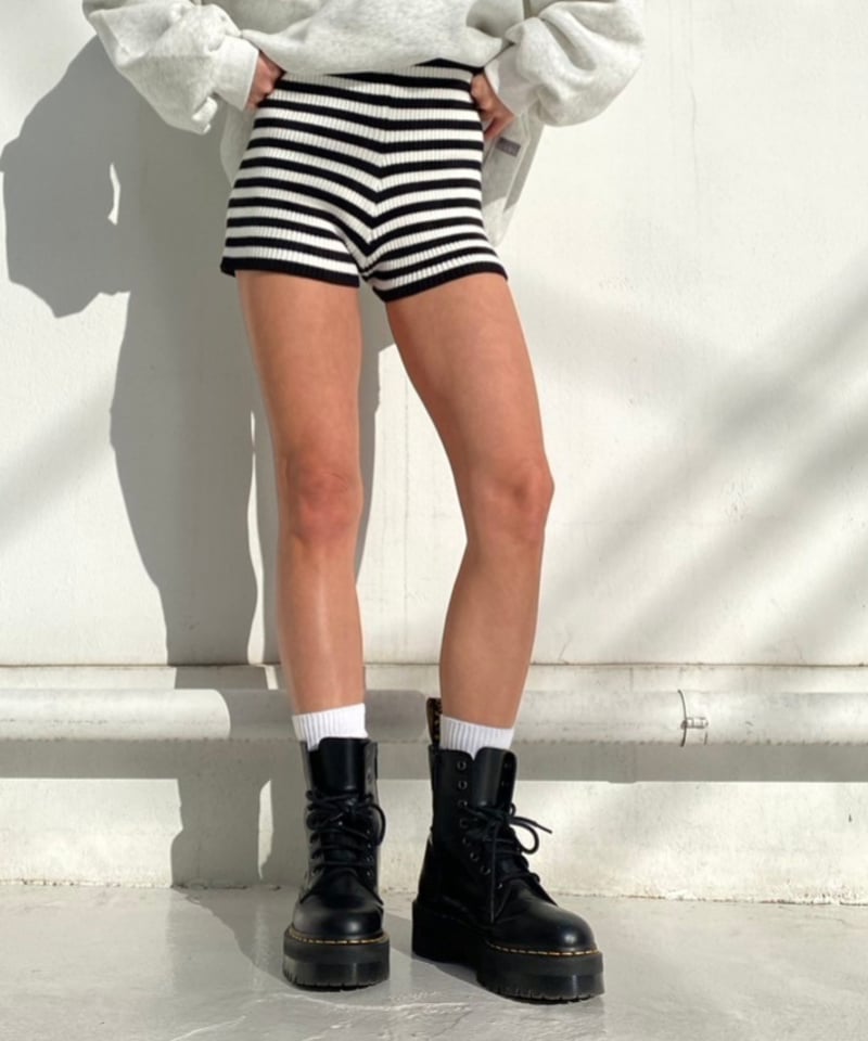 knit short pt「border」#7395 | tablethotel-sūdo