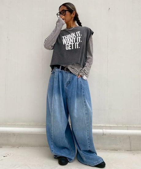 tuck barrel pt「volume」#39664(ベルト付き)