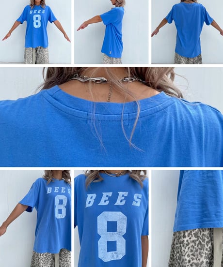 washed T「8」#200858