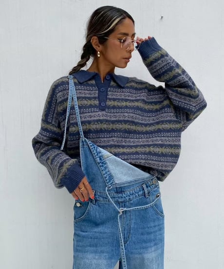 pattern knit「collar」#5066159