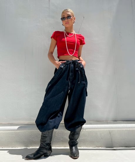 2way denim salopette 「thick」#87711