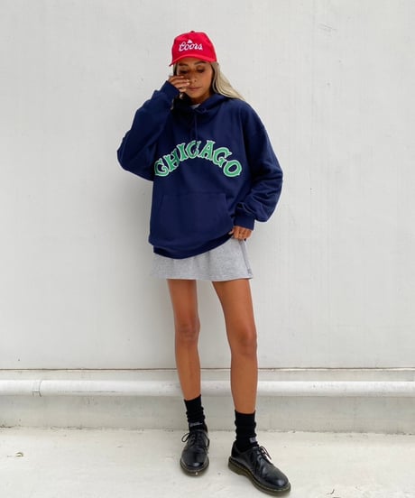 wide hoodie「CHICAGO」#75019