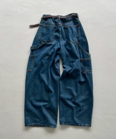 denim pt「3D curve」#8662959(ベルト付き)