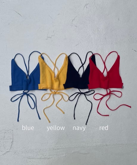 knit bustier「cord」#25028