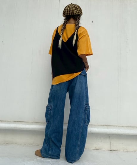 cargo denim「pocket barrel」#926158