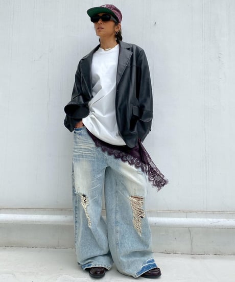 baggy denim「full damage」#56225601