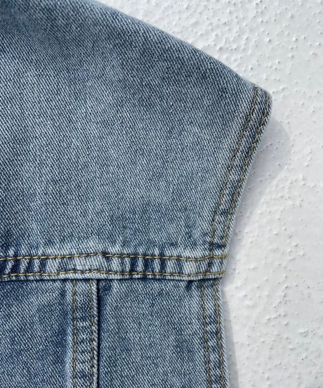 denim vest「classic」#360