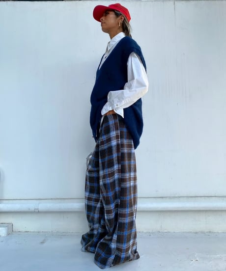 knit vest「loose」#086259