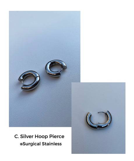 surgical and silver.