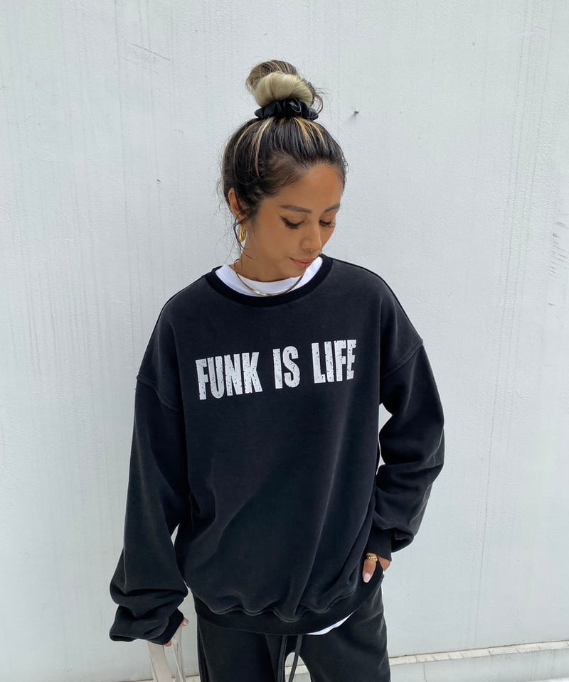 su-do FUNK IS 素っ気 LIFE スウェットセットアップ