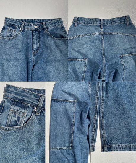 denim tapered pt「pocket」#68053