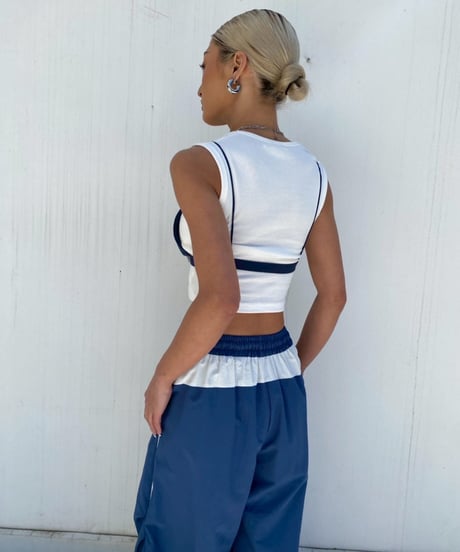 rib short tanktop「box」#1273