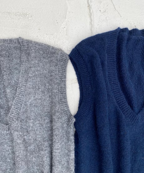 knit vest「loose」#086259
