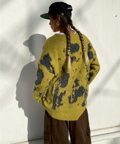 color knit「V neck」#58800510