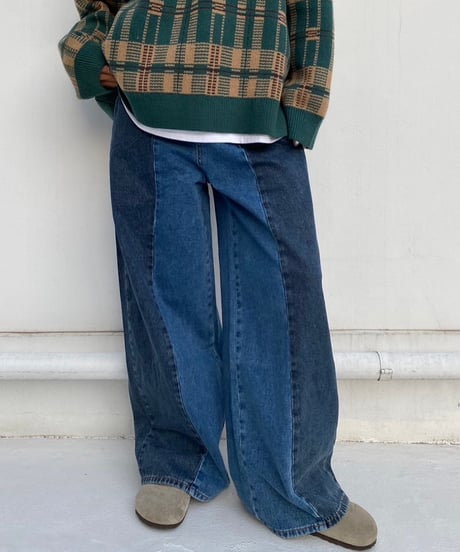 wide denim pt「docking」 #3621