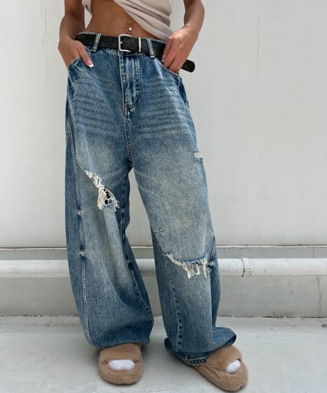 damage denim pt「ripped barrel」#9212