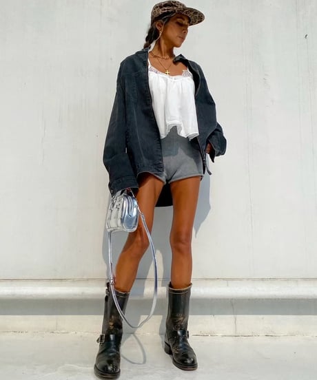 denim jc「stand collar」#198958