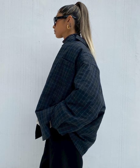 冬物非公開oversized jc「cool check」#99235510