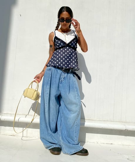 flare cami tops「dot」#00365