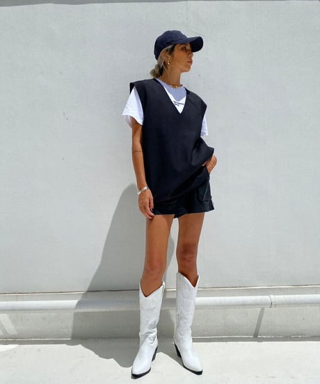 V neck vest「box mode」#561