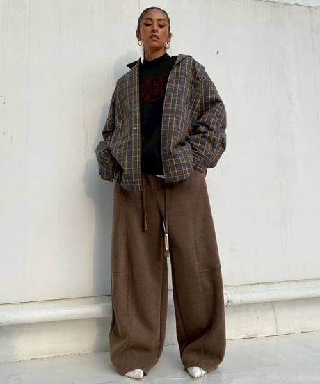 high neck sw「flocky font」#2162859(裏起毛）