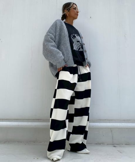 knit cardigan「mix yarn」#8179