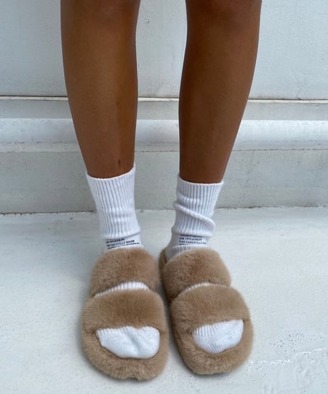 w belts sandal「comfort fur」#119-1