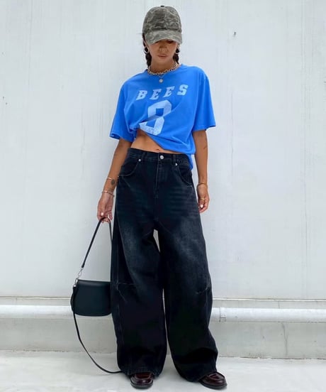 washed T「8」#200858