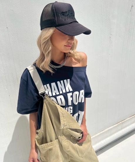 logo tee「oneshoul」#25465