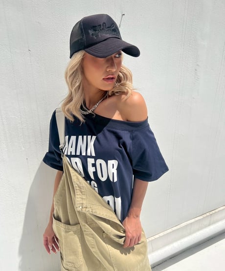 logo tee「oneshoul」#25465