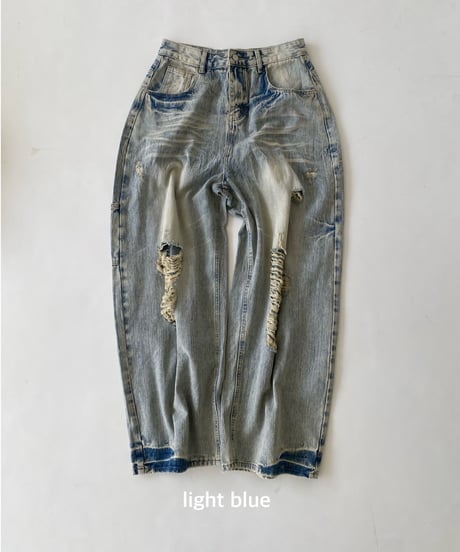 baggy denim「full damage」#56225601