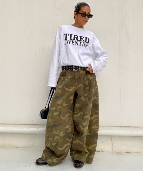 baggy pt「camo barrel」#591511（ベルト付き）