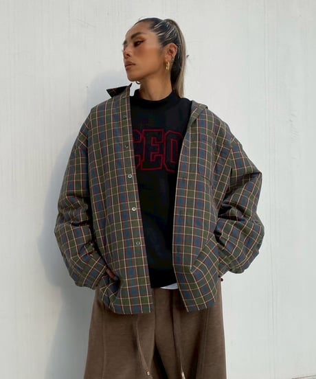 冬物非公開oversized jc「cool check」#99235510