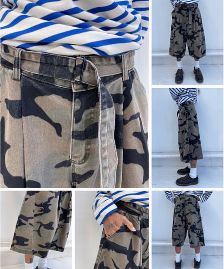 half pt「camo belt」#011511