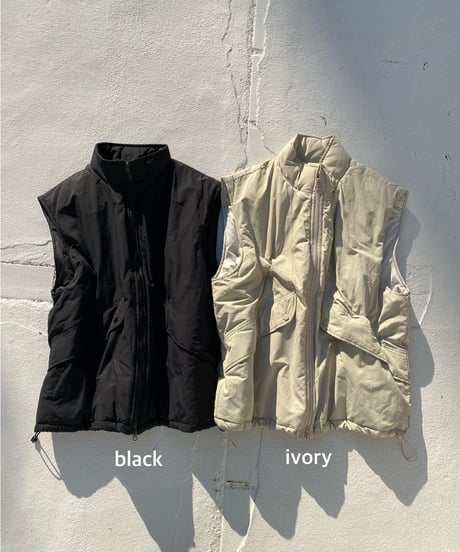 padded vest「high neck」#1812510