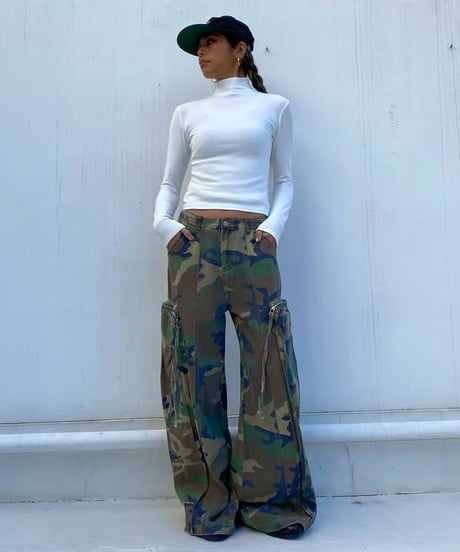 baggy pt「camo pocket」#6352