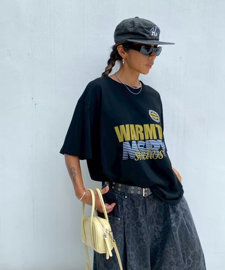 wide tee「WARMTH」#2606064