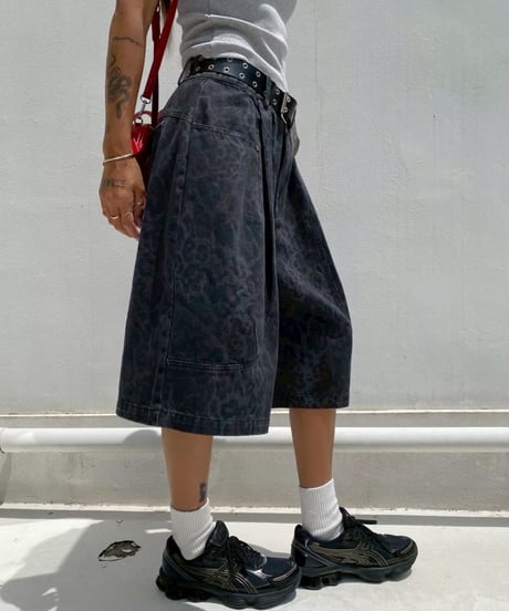 half pt「washed leopard」#6363-264