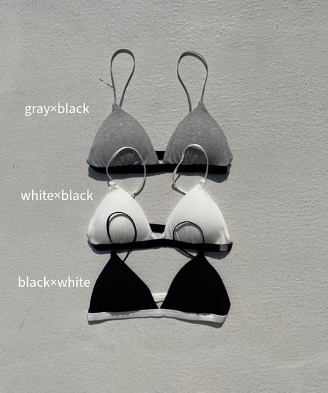 triangle bra「bi color」#009