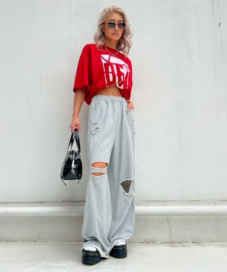 wide tee「DEN」#8386