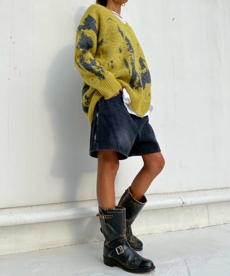 tablet hotel SEGUR wide スウェットカーキ　新品タグ付 tablet hotel SEGUR wide スウェットカーキ 新品タグ付 Damage Foodie