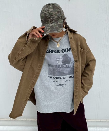 denim shirt jc「bronze」#50859