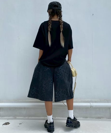 half pt「washed leopard」#6363-264