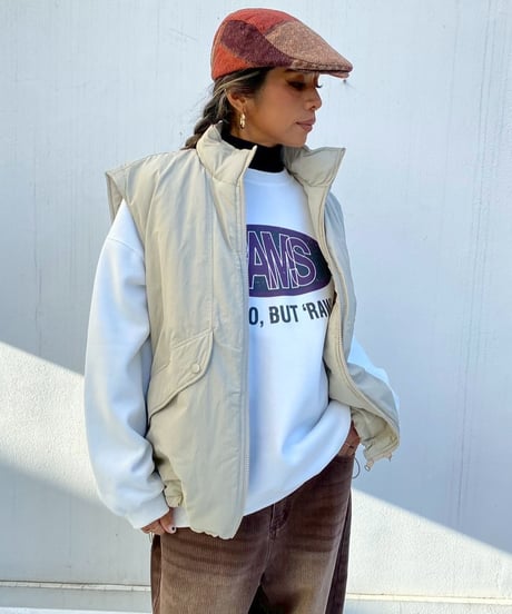 padded vest「high neck」#1812510